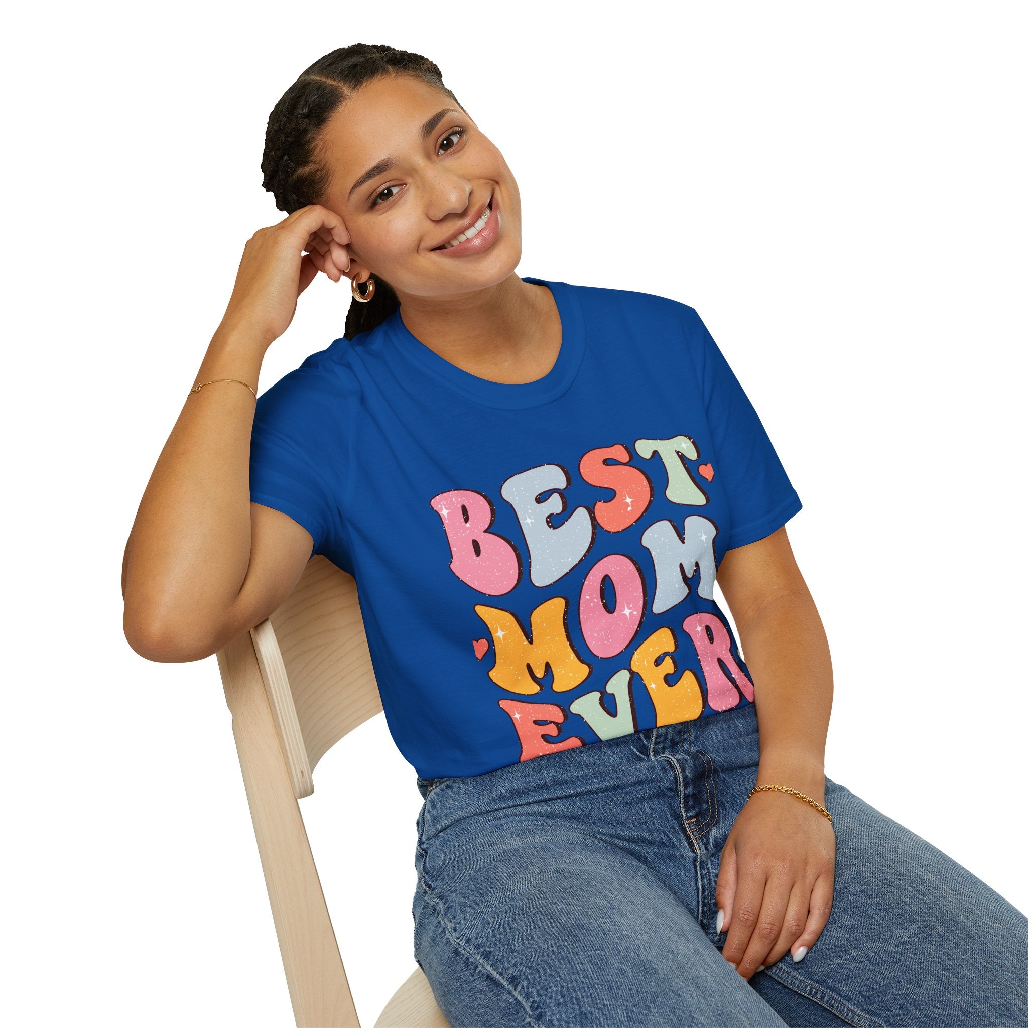 Best Mom Ever T-Shirt — Retro Colorful Mother's Day Tee