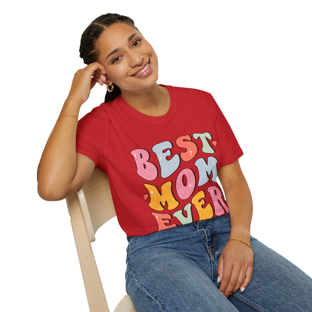 Best Mom Ever T-Shirt — Retro Colorful Mother's Day Tee