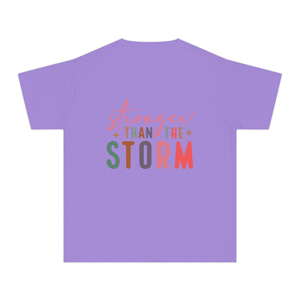 God Designed Me Tee Stronger Than The Storm Youth T-Shirt