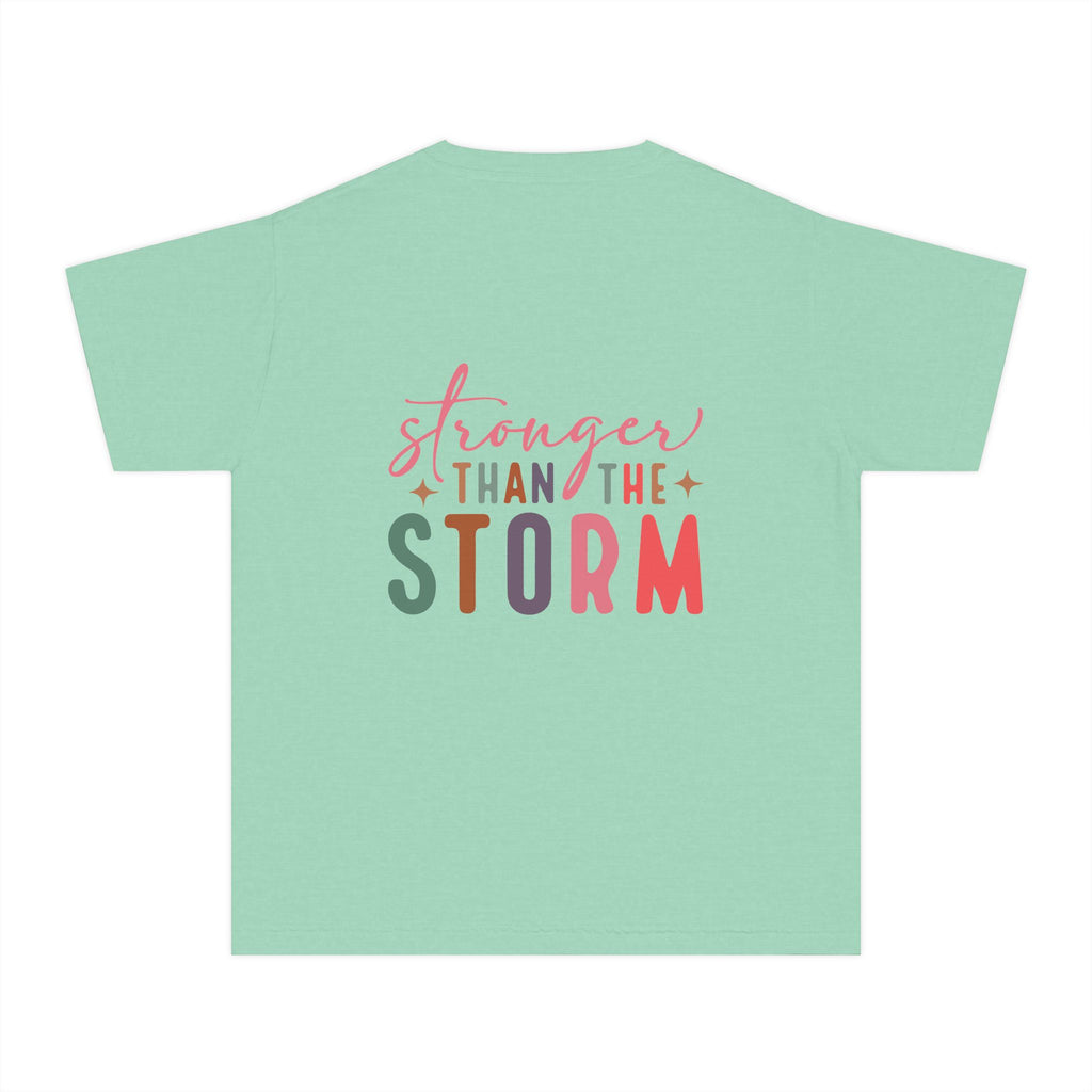 God Designed Me Tee Stronger Than The Storm Youth T-Shirt