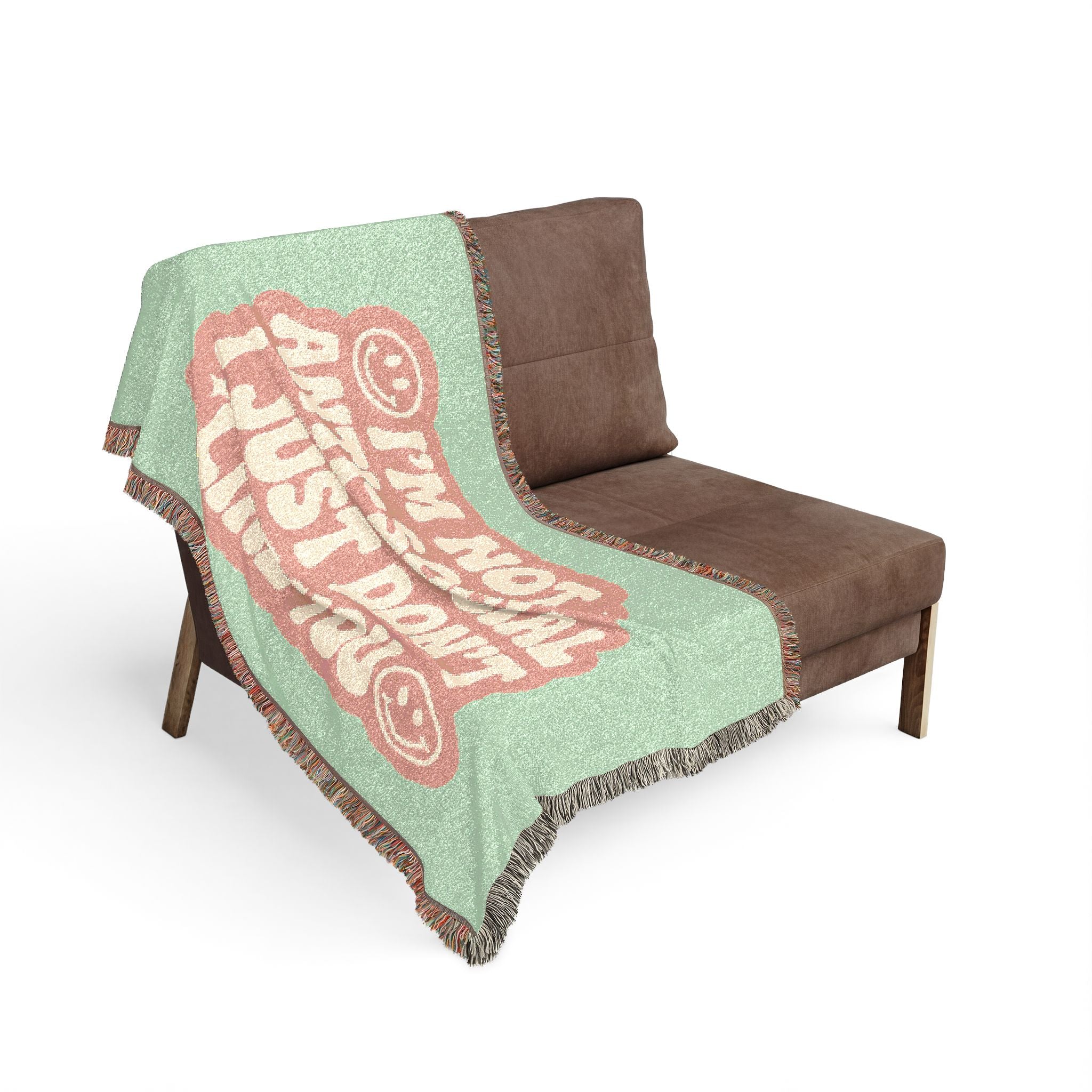 I'm Not Anti-Social I Just Don't Like You Woven Blanket