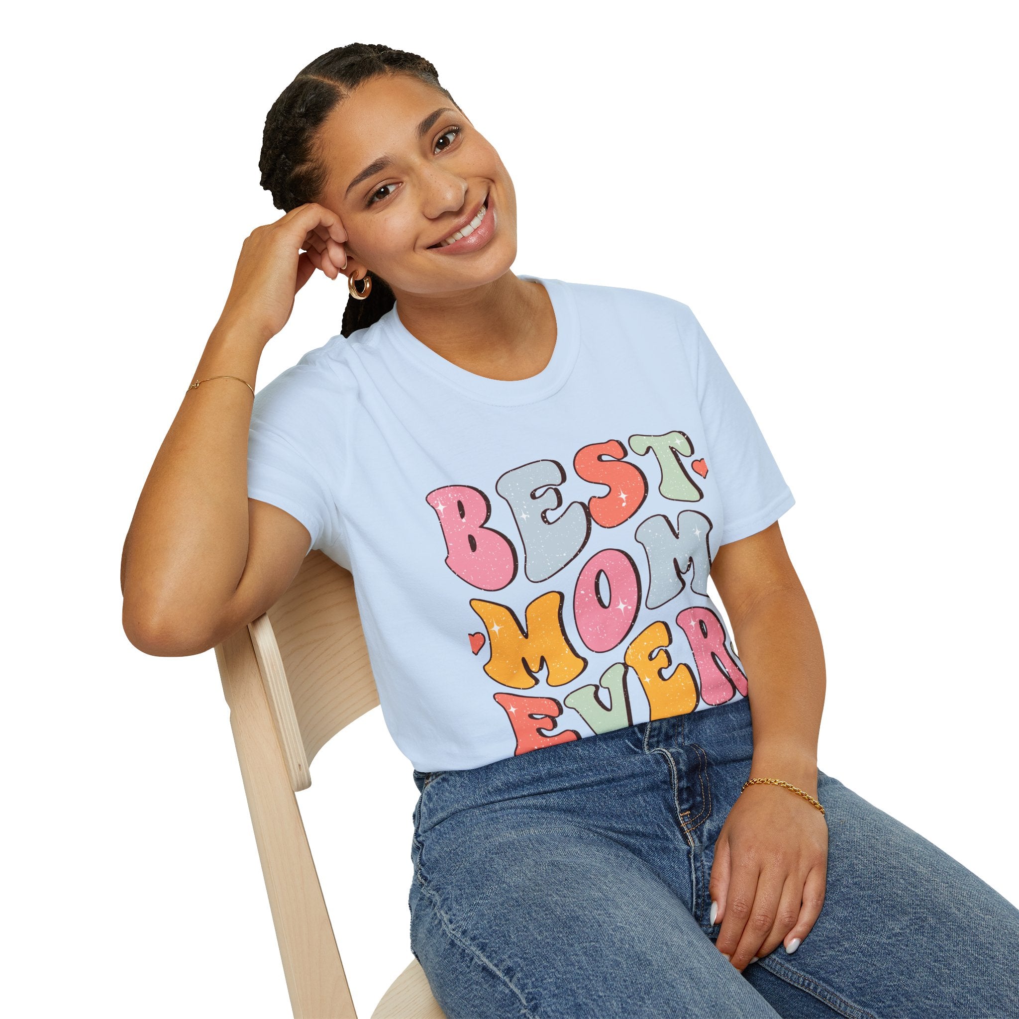 Best Mom Ever T-Shirt — Retro Colorful Mother's Day Tee