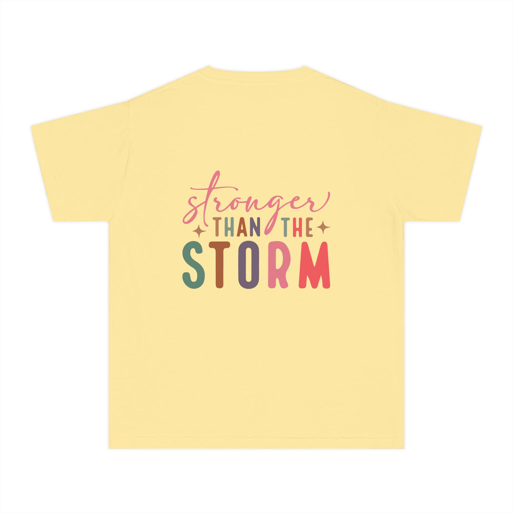 God Designed Me Tee Stronger Than The Storm Youth T-Shirt