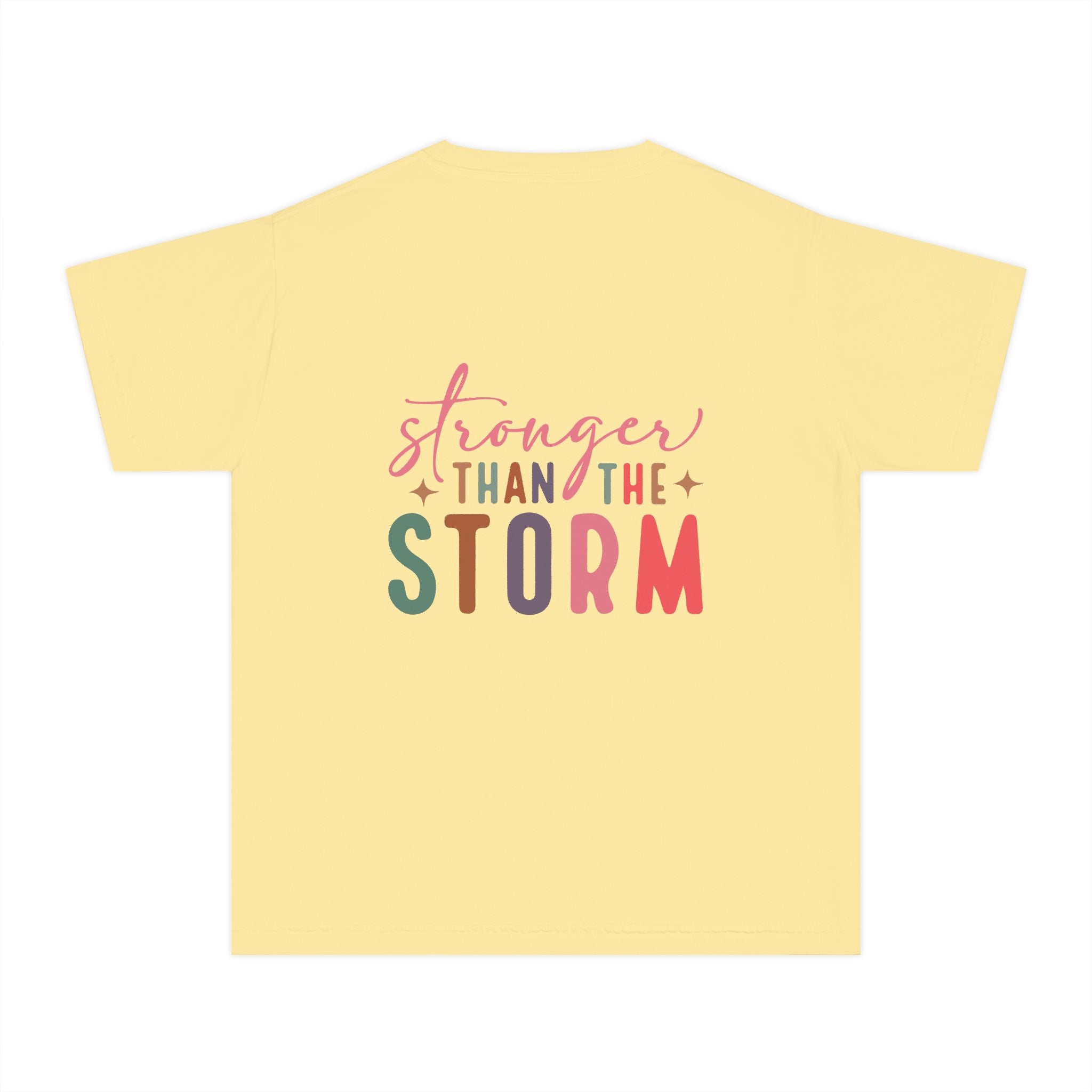 God Designed Me Tee Stronger Than The Storm Youth T-Shirt
