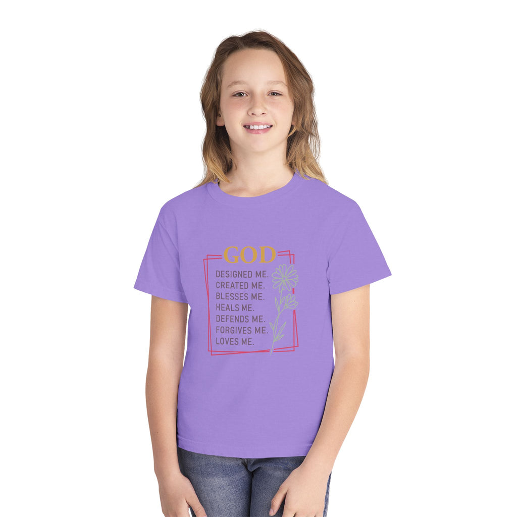 God Designed Me Tee Stronger Than The Storm Youth T-Shirt