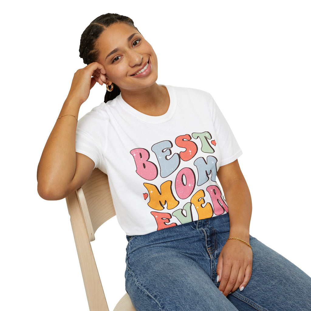 Best Mom Ever T-Shirt — Retro Colorful Mother's Day Tee