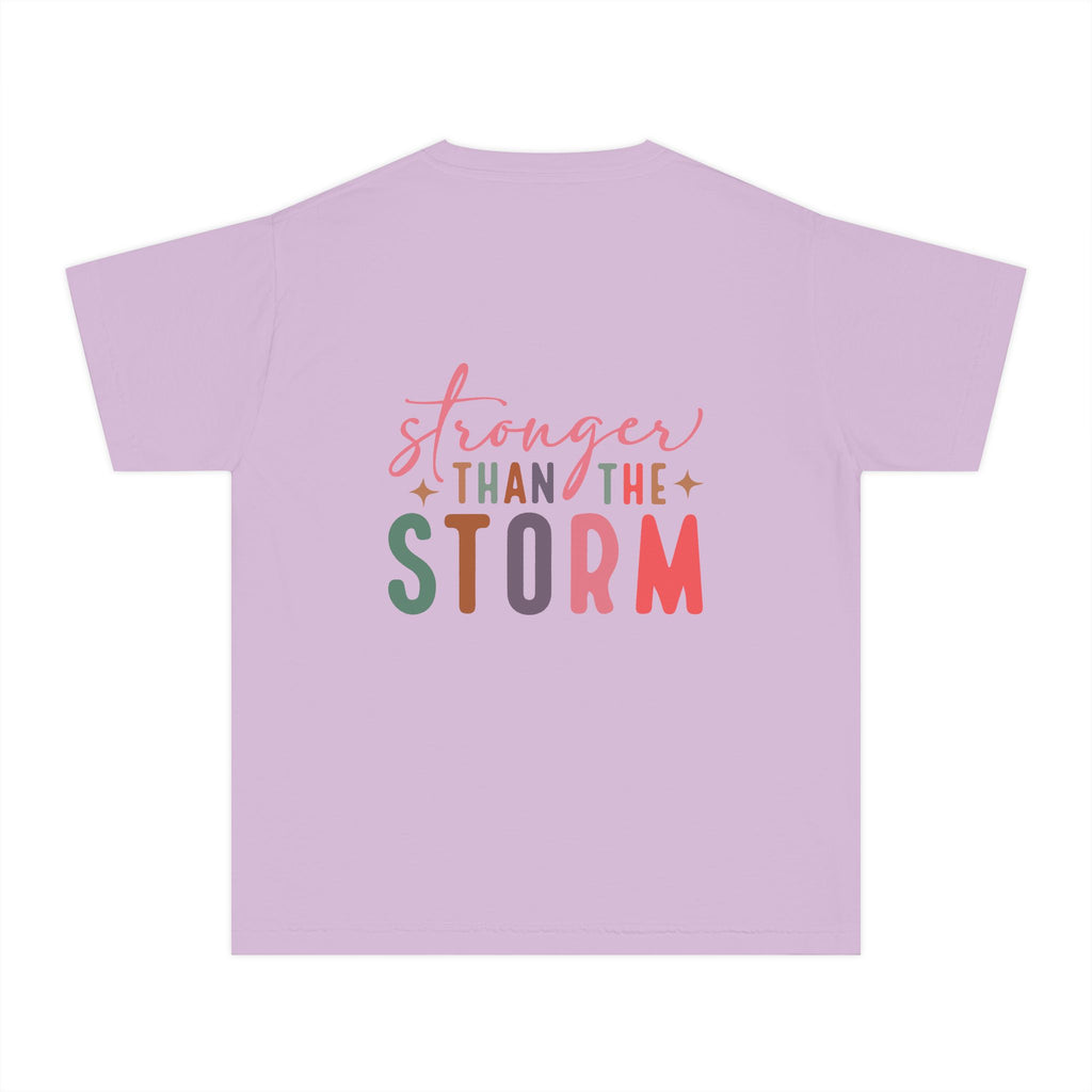God Designed Me Tee Stronger Than The Storm Youth T-Shirt