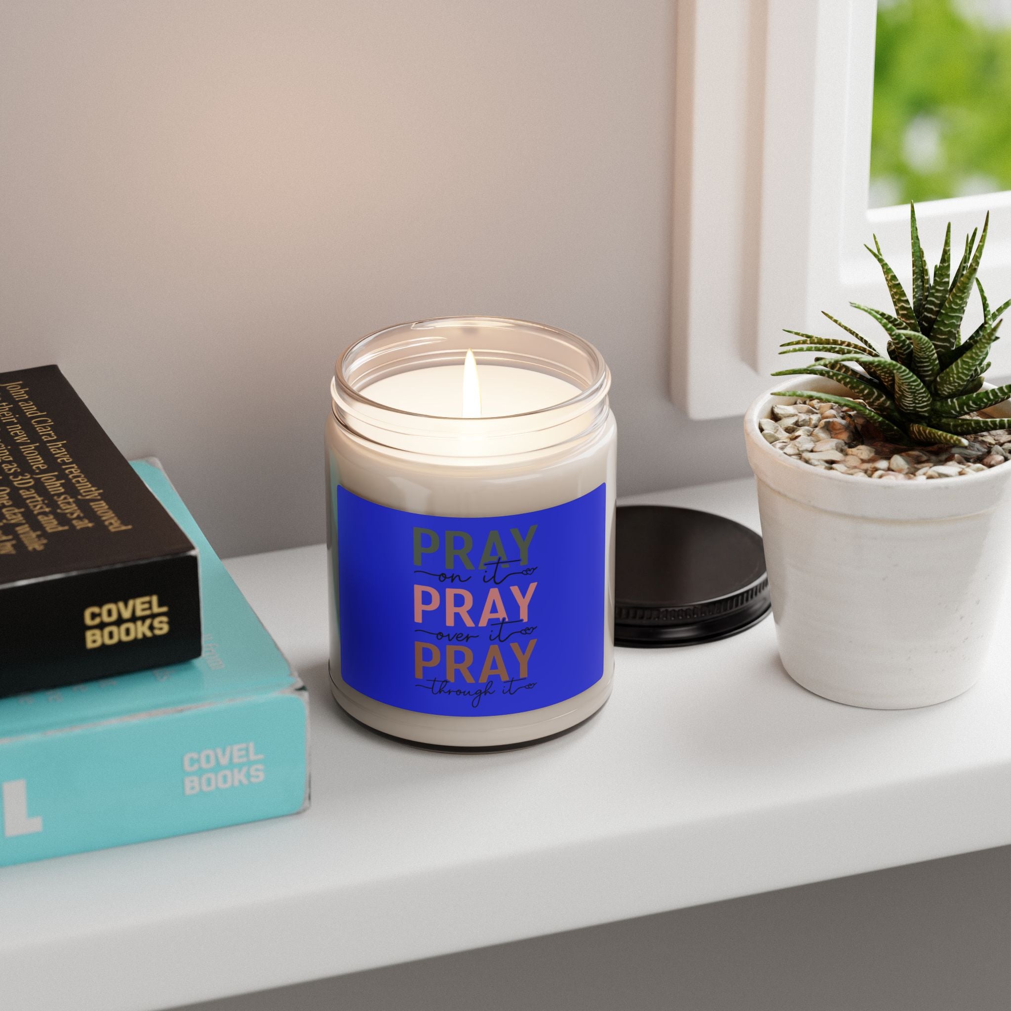 Copy of Mama Soy Candle 9oz — Scented Gift for Moms, Bold Pink Retro Text on Green