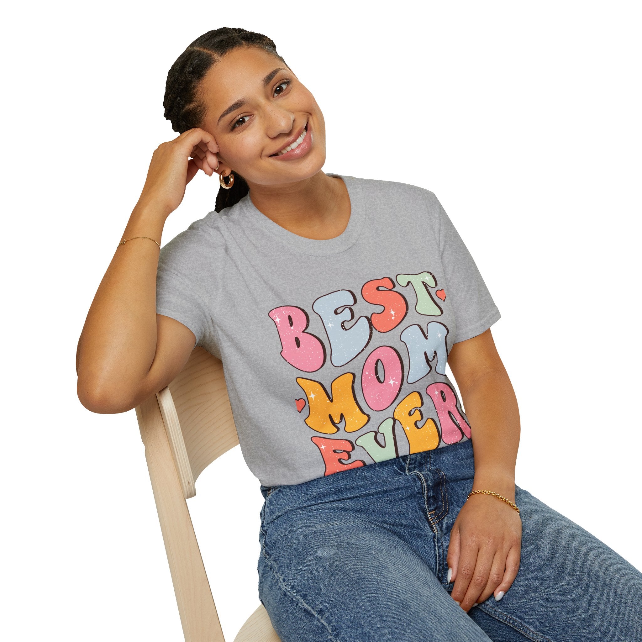 Best Mom Ever T-Shirt — Retro Colorful Mother's Day Tee