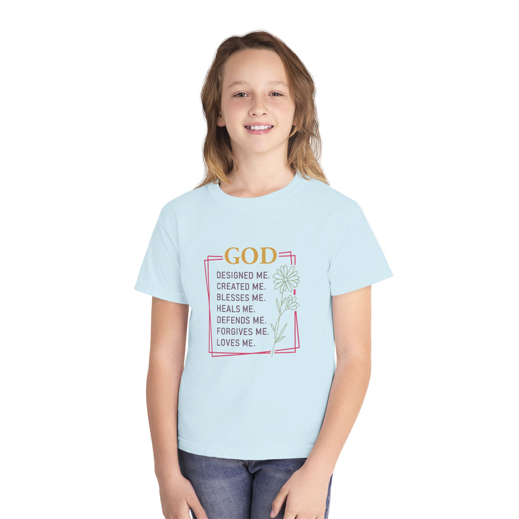 God Designed Me Tee Stronger Than The Storm Youth T-Shirt
