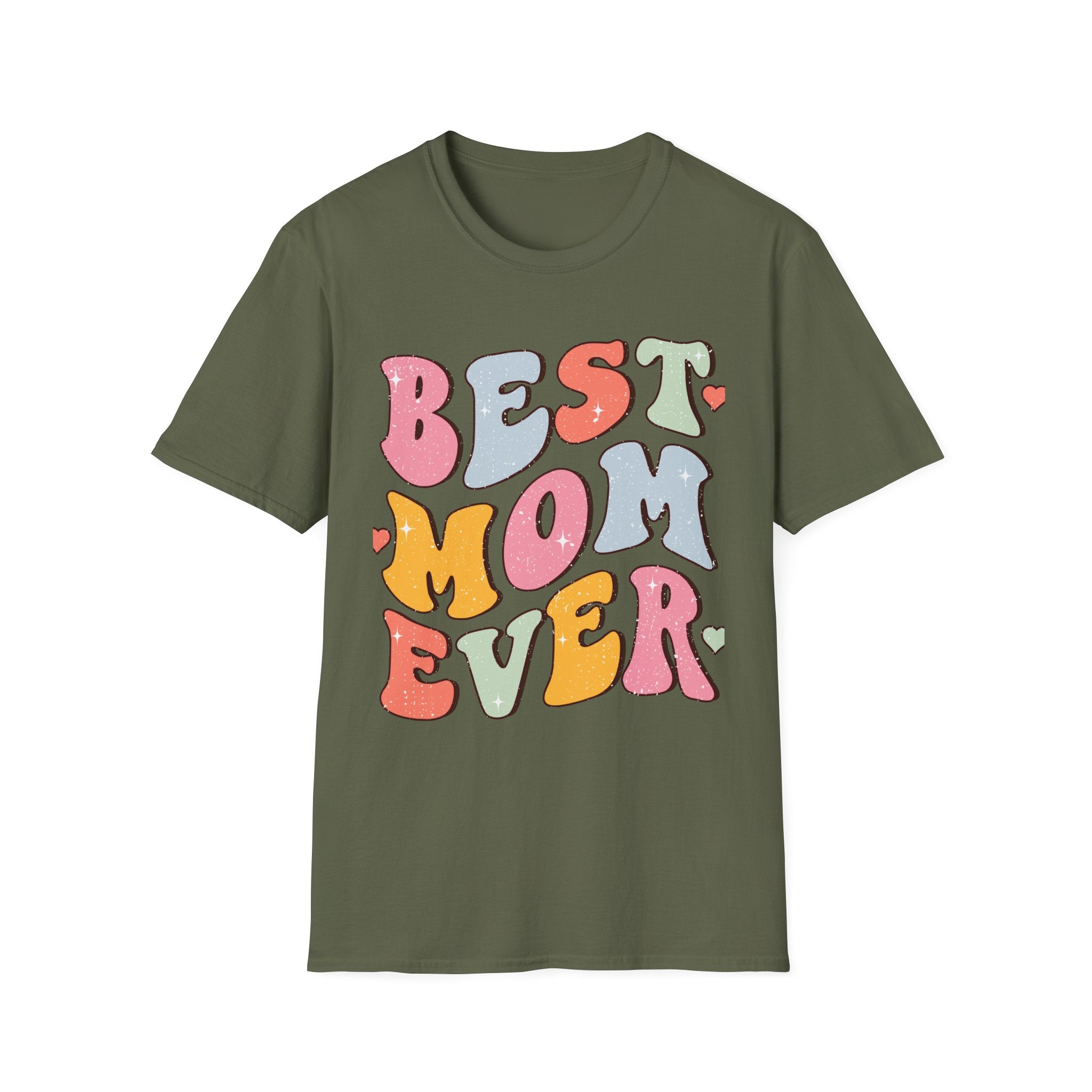 Best Mom Ever T-Shirt — Retro Colorful Mother's Day Tee