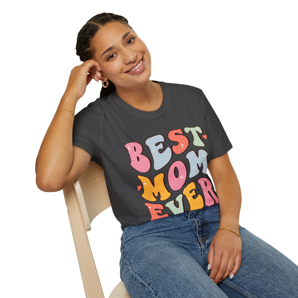 Best Mom Ever T-Shirt — Retro Colorful Mother's Day Tee