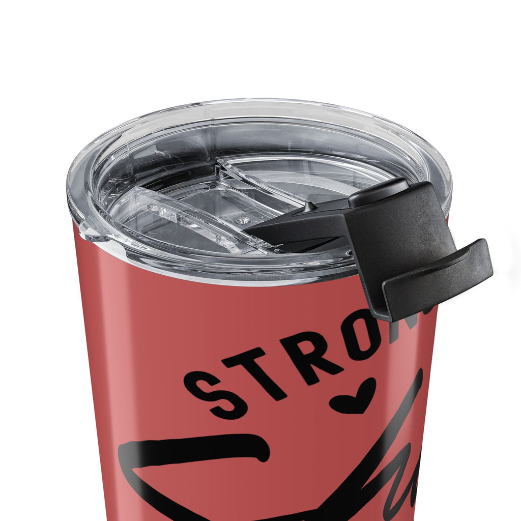 Empowered She 20oz Insulated Tumbler — Strong, Blessed, Fearless Design